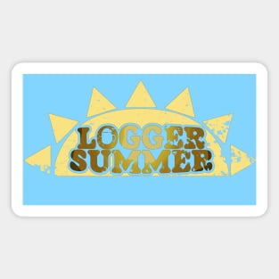 Logger Summer Magnet